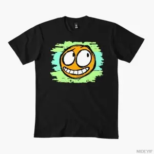 Korkmuş Yüz Emoji Erkek Kadın Tişörtü %100 Pamuklu Tişörtler 3XS-3XL Üstler 1224-3