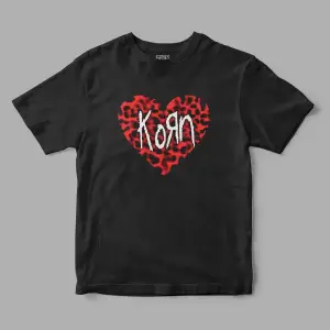 Korn Heart Baskılı Tişört