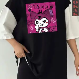 Kuromi Siyah Oversize Çift Renk