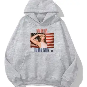 Lana Del Rey oversize sweatshirt gri