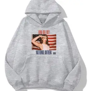 Lana Del Rey oversize sweatshirt gri