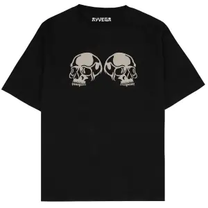 Last Exit Siyah Oversize Unisex T-shirt