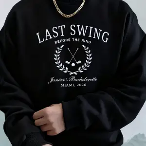 Last Swing Miami 2026 Baskılı Erkek Sonbahar Günlük Kapüşonlu Cepli Rahat Sokak Giysisi Spor