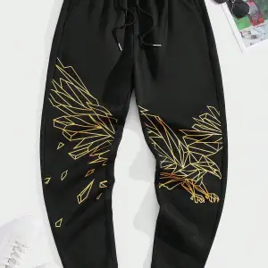 LEGND Eagle Print Drawstring Waist Eşofman Altı