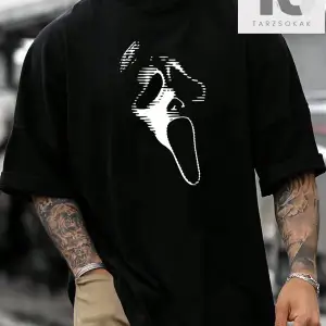 LEGND Erkek Ghost Face Kısa Kollu Tişört