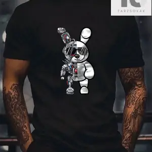 LEGND Erkek Karikatür Grafikli Tişört