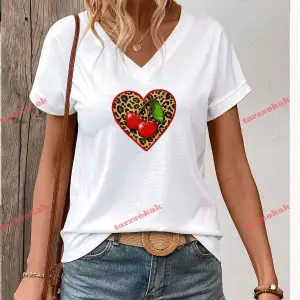 LEOPAR DESENLİ CHERY KALP