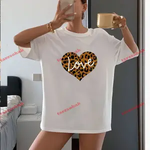 LEOPAR DESENLİ DESENLİ KALP LOVE