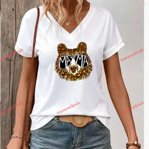 LEOPAR DESENLİ MAMA AYICIK