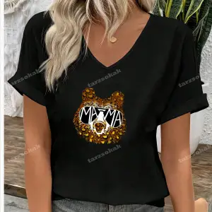 LEOPAR DESENLİ MAMA AYICIK