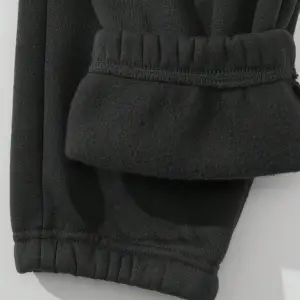 Letter Embroidery Thermal Lined 4 Mevsim Eşofman