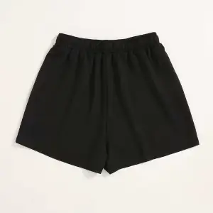 Letter Graphic Drawstring Şort