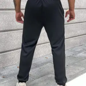 Letter Graphic Drawstring Waist Eşofman Altı