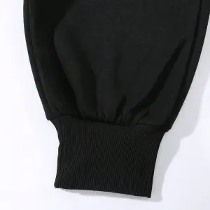 Letter Graphic Drawstring Waist Pants