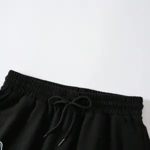 Letter Graphic Drawstring Waist Şort