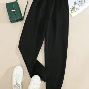 Letter Graphic Elastic Waist 4 Mevsim Eşofman