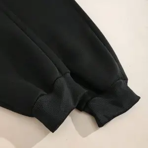 Letter Graphic Elastic Waist 4 Mevsim Eşofman