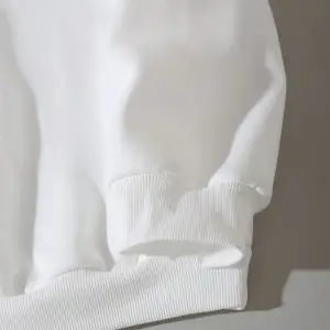 Letter Graphic Lined Sweatshirt Beyaz