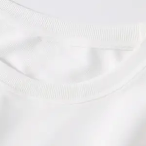 Letter & Tennis Racket Print Drop Shoulder Sweatshirt Beyaz