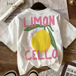 Limon Cello Baskılı Unisex Oversize