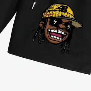 Lonblece 2li Erkek Karikatür Baskılı Kısa Kollu Tişört Şort Takımı