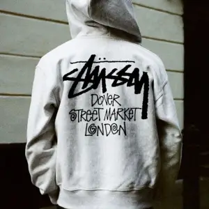 London Stsy ünisex oversize sweatshirt gri