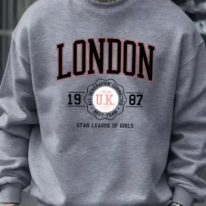 Londra İngiltere 1987 En İyi Takım Sporları Baskı Erkek Kazaklar Polar Günlük Kapüşonsuz Göml