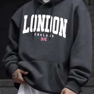 Londra İngiltere Bayrağı Baskı Kazak Erkekler Için Sonbahar Hip Hop Kazaklar Polar Tüm Maç Uz