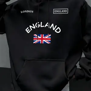 Londra İngiltere Birliği Tasarım Erkekler Hoodie Sonbahar Büyük Boy Giyim Cep Hip Hop Kazak P