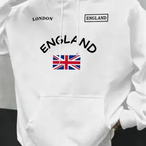 Londra İngiltere Birliği Tasarım Erkekler Hoodie Sonbahar Büyük Boy Giyim Cep Hip Hop Kazak P