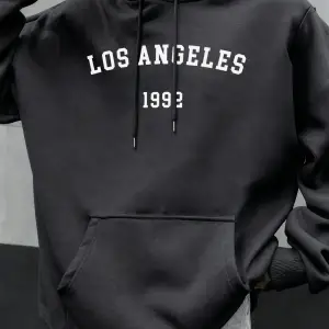 Los Angeles 1992 Mektup Tasarım Kapüşonlular Erkekler Sonbahar Moda Cep Hoody Rahat Polar Sok