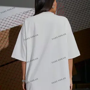 Los Angeles Baskılı Oversize Kalıp Unisex T-shirt