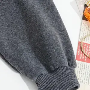 Los Angeles California Siyah Baskılı Erkek Kazak Hipster Sıcak Kapşonlu Hip Hop Crewneck Kapü