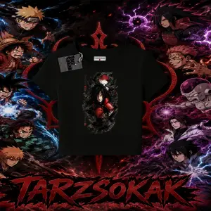 Madara Uchiha Naruto Anime Karakteri Kadın Baby Tee Beyaz