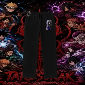 Madara Uchiha Naruto Anime Karakteri Unisex Baggy Eşofman Altı Beyaz