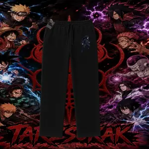Madara Uchiha Naruto Anime Karakteri Unisex Baggy Eşofman Altı Beyaz