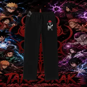 Madara Uchiha Naruto Anime Karakteri Unisex Baggy Eşofman Altı Beyaz