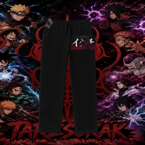 Madara Uchiha Naruto Anime Karakteri Unisex Baggy Eşofman Altı Beyaz