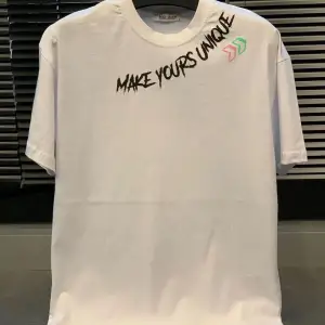 Make Yours Unique Baskılı Oversize Unisex Pamuk