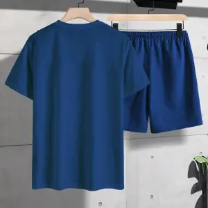 Manfinity Homme Erkek Harfli Grafik Bel Şortu Tişört ve Şort Takımı