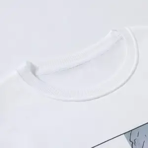 Manfinity Homme Hand Print Drop Shoulder Sweatshirt Beyaz