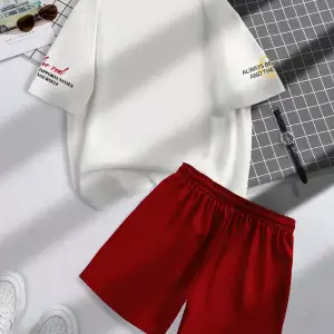 Manfinity Hypemode 2li Erkek Yazlık Mektup Baskılı Mürettebat