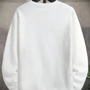 Manfinity LEGND Lion Print Lined Sweatshirt Beyaz