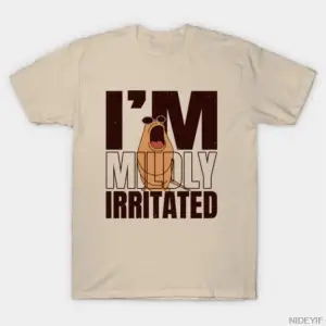 Marcus The Worm Im Hafif Sinirlenme T-shirt Erkek Kadın %100 Pamuklu Tişörtler Kısa Kollu Üs