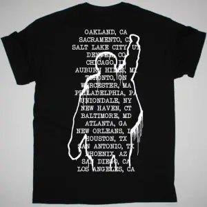 MARILYN MANSON THERE’S A HOLE IN OUR SOUL NEW BLACK T-SHIRT ÖN VE ARAKA BASKILI