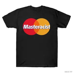 Masteracist Komik Meme T-shirt Erkekler Kadınlar Için % 100% Pamuk T Shirt Kısa Kollu Üstler