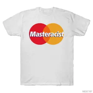Masteracist Komik Meme T-shirt Erkekler Kadınlar Için % 100% Pamuk T Shirt Kısa Kollu Üstler