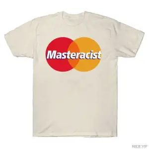 Masteracist Komik Meme T-shirt Erkekler Kadınlar Için % 100% Pamuk T Shirt Kısa Kollu Üstler