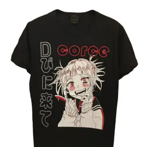 MAVİ Unisex Anime My Hero Academia Himiko Toga Tişört HMKTG5864