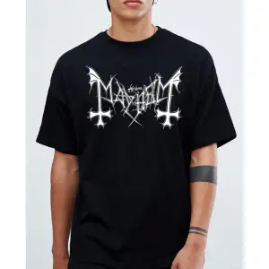 Mayhem De Mystriis Dom Sathanas Oversize Unisex Tişört